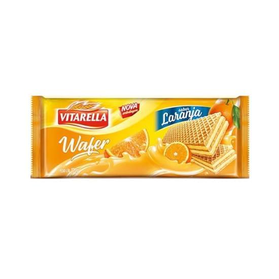 Imagem de Biscoito wafer vitarella laranja 100g validade 08/07/21