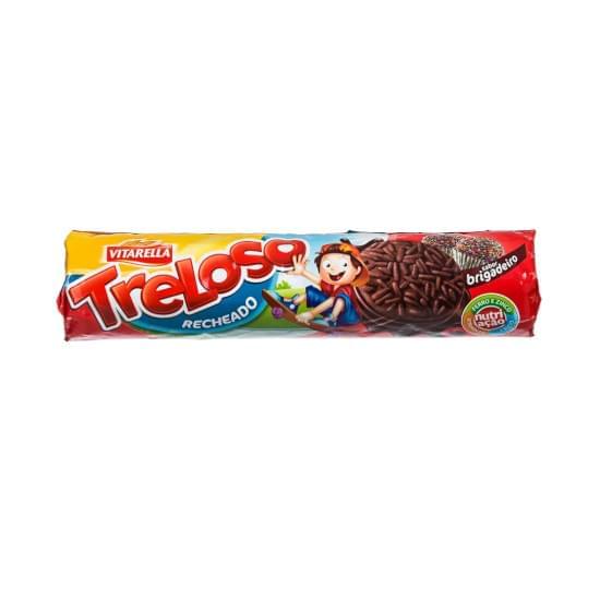 Imagem de Biscoito recheado vitarella treloso brigadeiro 130g