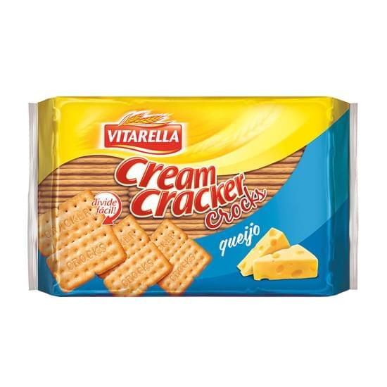 Imagem de Biscoito salgado vitarella crocks queijo 400g