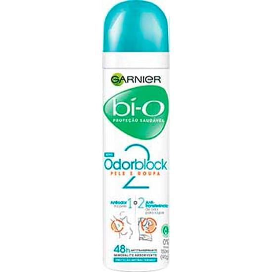 Imagem de Desodorante aerosol feminino bí-o odorblock 150ml