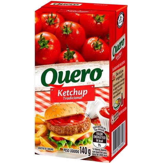 Imagem de Ketchup quero tradicional tetra pak 140g