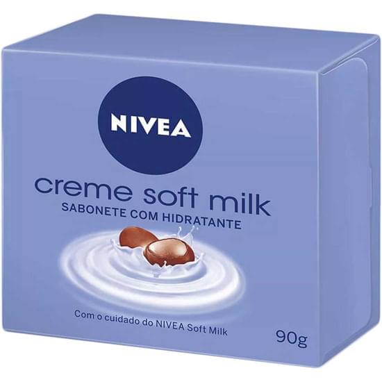 Imagem de Sabonete em barra nivea creme soft milk 90g