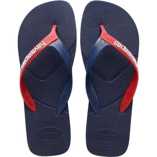 Imagem de Sandália havaianas masculino casual marrom e vermelho opaco 43/44