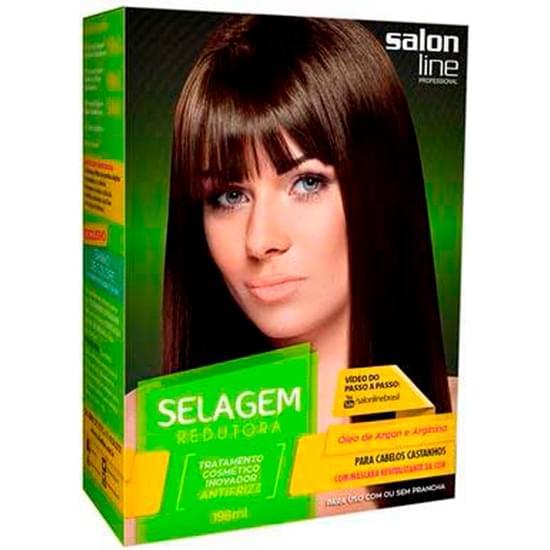 Imagem de Kit defrisagem gradativa salon line todos tipos de cabelo