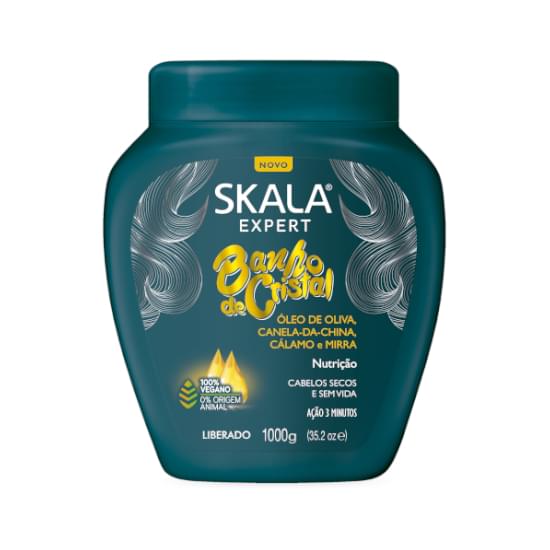 Imagem de Creme para tratamento skala banho de cristal detox 1kg