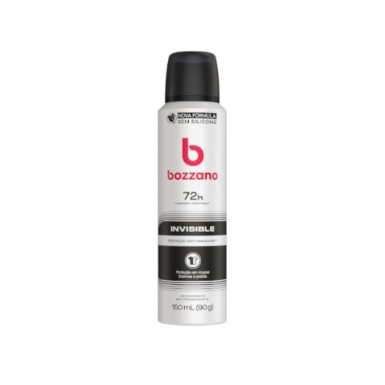 Imagem de Desodorante aerosol masculino bozzano invisible 90g