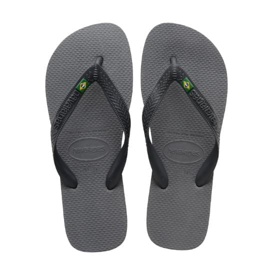 Imagem de Sandália havaianas unissex brasil cinza aço 41/42