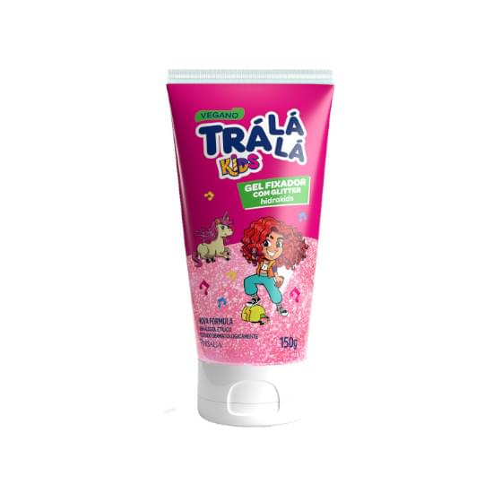 Imagem de Gel fixador trá lá lá kids com glitter 150g