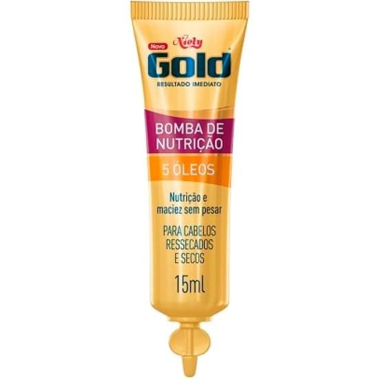 Imagem de Ampola niely gold 5 óleos bomba de nutrição 15ml | com 3 unidades