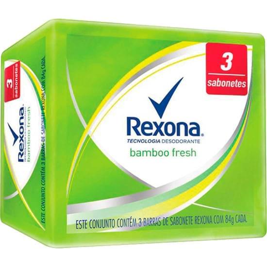 Imagem de Sabonete em barra rexona bamboo fresh pack 84g | com 3 unidades