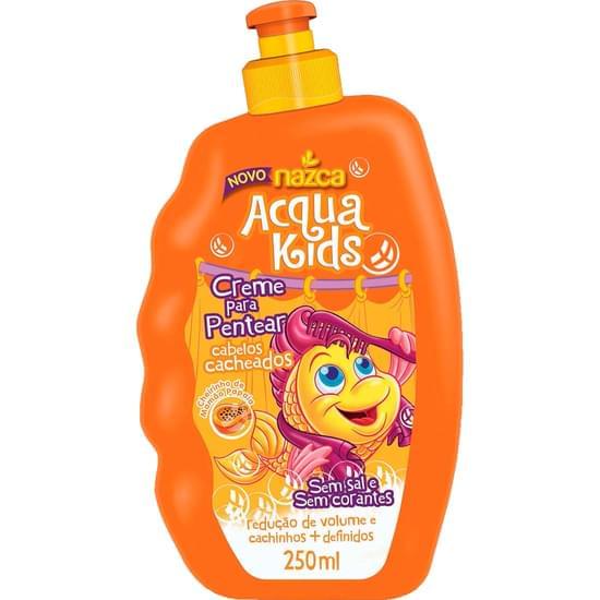 Imagem de Creme para petear infantil acqua kids cabelos cacheados 250ml