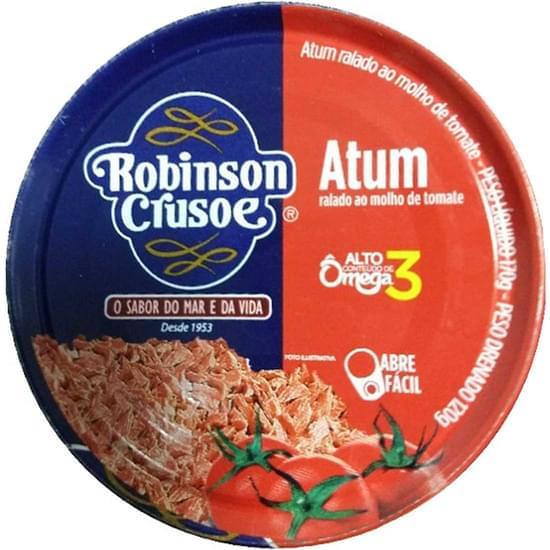 Imagem de Atum ralado com molho de tomate robinson crusoe 170g