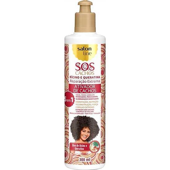 Imagem de Ativador de cachos salon line s.o.s cachos rícino e queratina 300ml