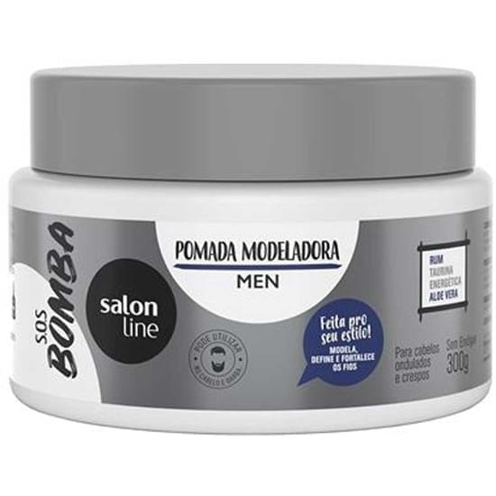 Imagem de Pomada modeladora salon line s.o.s bomba de vitaminas men 300g