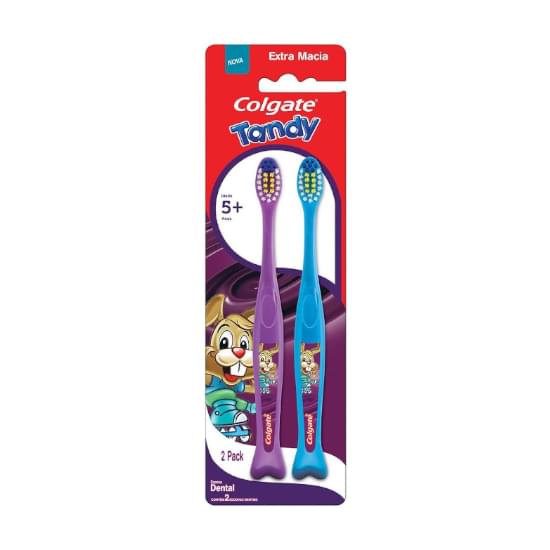 Imagem de Escova de dente infantil colgate tandy 2 unid