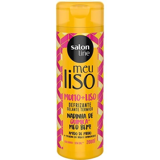 Imagem de Defrizante protetor térmico meu liso muito + liso salon line 200ml