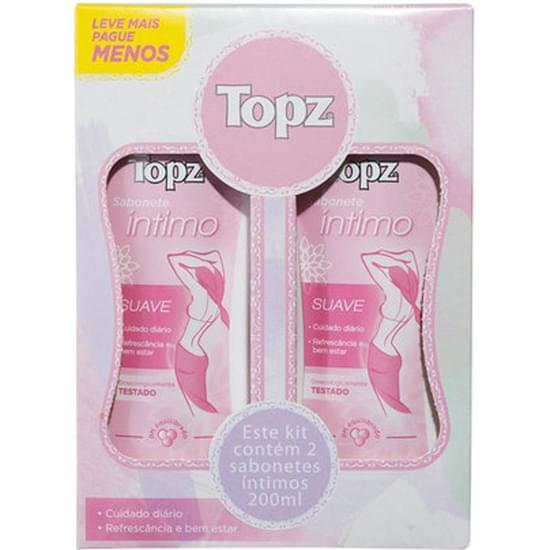 Imagem de Kit sabonete íntimo topz suave 200ml | com 2 unidades