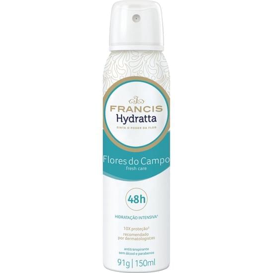 Imagem de Desodorante aerosol feminino hydratta fresh protection 100g