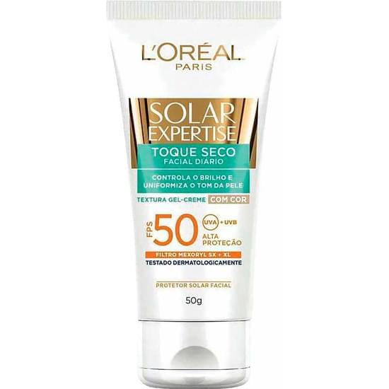Imagem de Protetor solar facial expertise loreal fps 50 toque seco 50g