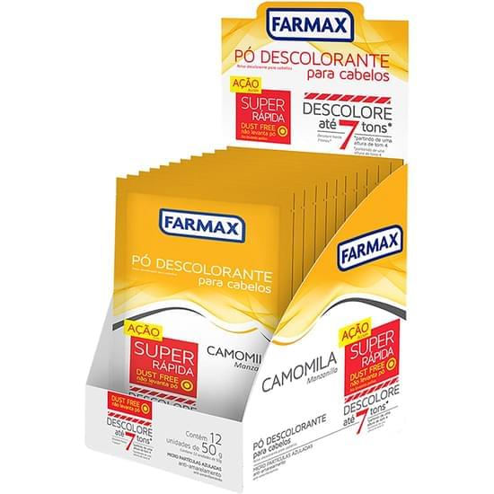 Imagem de Pó descolorante farmax camomila 20g