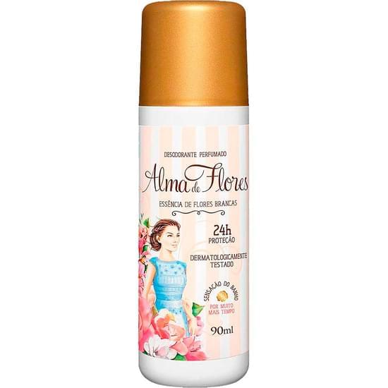 Imagem de Desodorante spray feminino alma de flores flores brancas 90ml