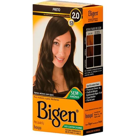 Imagem de Tintura bigen 2.0 57 preto 15ml