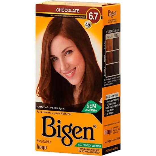 Imagem de Tintura bigen 6.7 45 chocolate 15ml