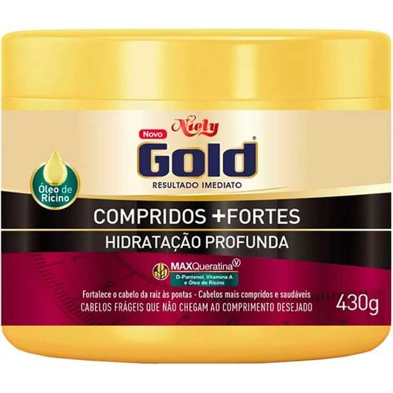 Imagem de Creme para tratamento niely gold compridos + fortes 430g