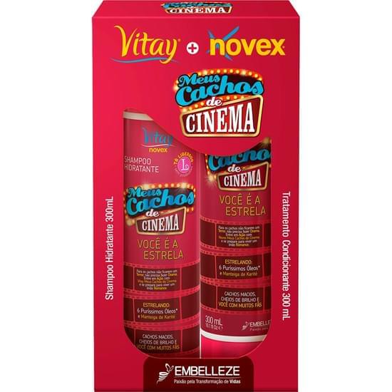 Imagem de Kit novex revitay meus cachos de cinema shampoo e condicionador 300ml