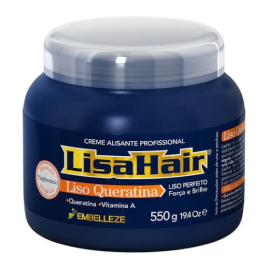 Imagem de Creme alizante profissional lisahair 550g