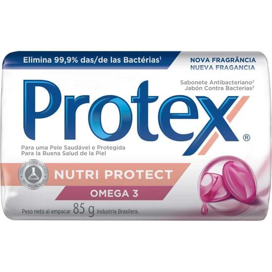 Imagem de Sabonete em barra antibacteriano protex nutri protect ômega 3 85g