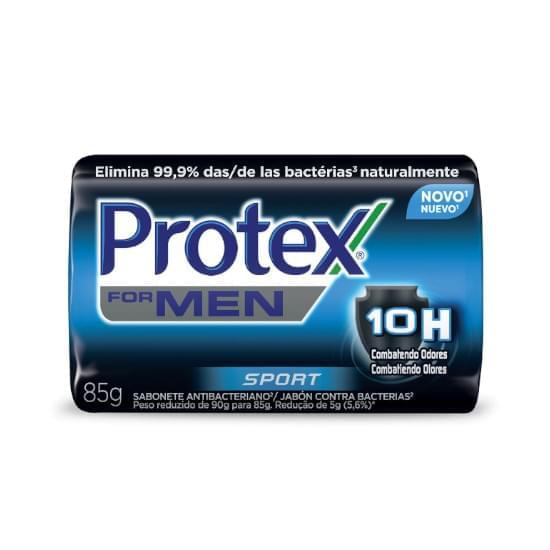 Imagem de Sabonete masculino em barra antibacteriano protex men sport 85g