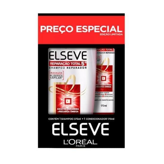 Imagem de Kit elseve reparação total 5+ shampoo 375ml + condicionador 170ml