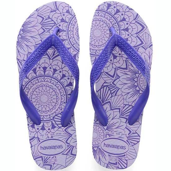 Imagem de Sandália havaianas feminina color mandala lavanda 37/38