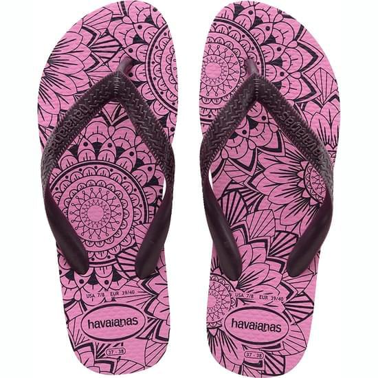 Imagem de Sandália havaianas feminina color mandala rosa batom 39/40