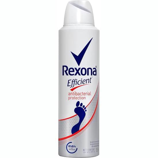 Imagem de Desodorante para pés rexona antibacterial efficient aerosol 89g