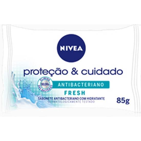 Imagem de Sabonete em barra antibacteriano nivea fresh 85g