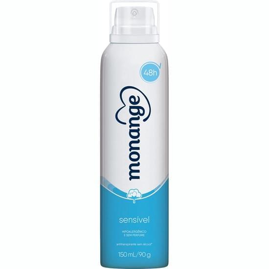 Imagem de Desodorante aerosol feminino monange sensível 90g