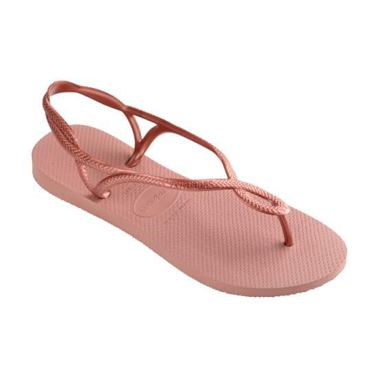 Imagem de Sandália havaianas feminina luna rosa crocus 35/36