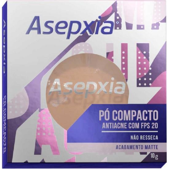 Imagem de Pó compacto antiacne asepxia bege claro 10g