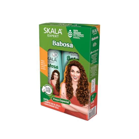 Imagem de Kit skala shampoo 350ml + condicionador babosa 350ml