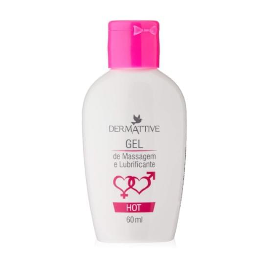 Imagem de Gel massageador e lubrificante hot dermattive 60ml