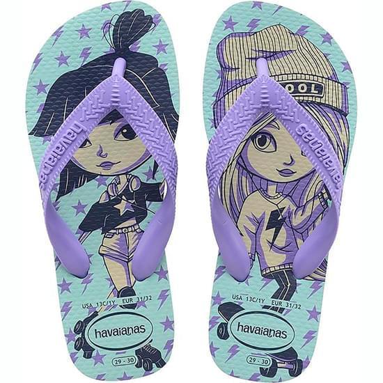 Imagem de Sandália havaianas infantil top fashion ice blue 27/28