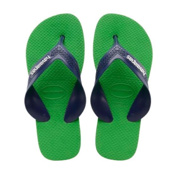 Imagem de Sandália havaianas kids max azul/verde folha 27/8