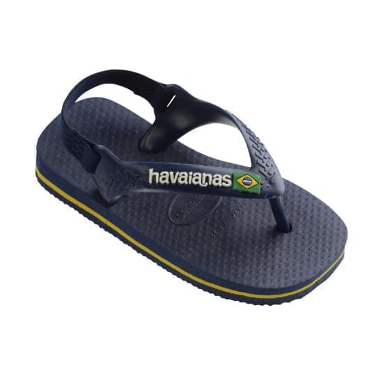 Imagem de Sandália havaianas new baby brasil azul marinho 25/6