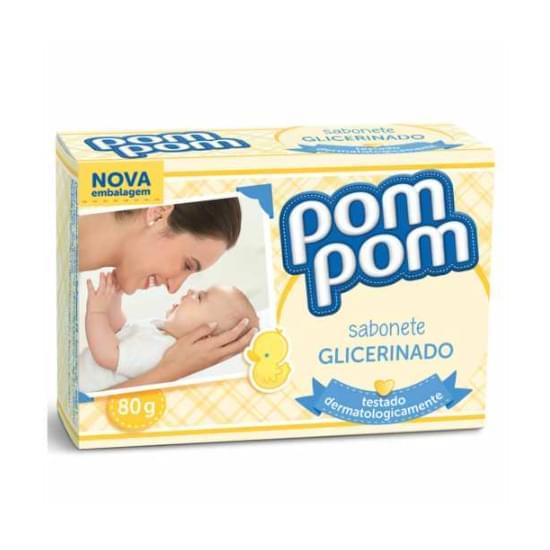 Imagem de Sabonete em barra infantil glicerinado pom pom 70g