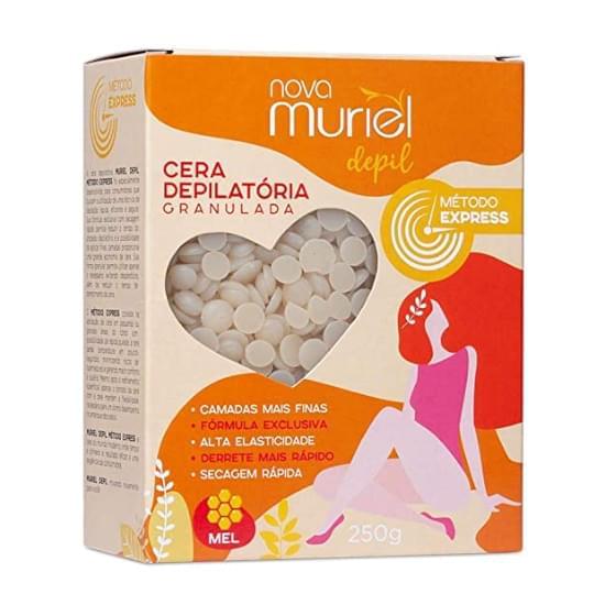Imagem de Muriel cera depilatória granulado mel 250g