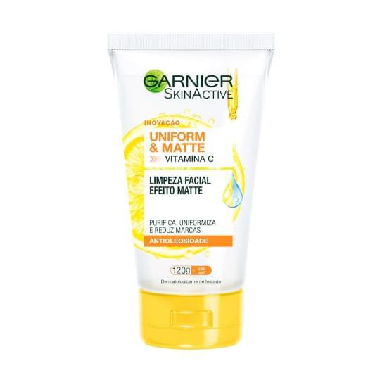 Imagem de Sabonete liquido facial garnier 120ml limpeza facial efeito matte antioleosidade