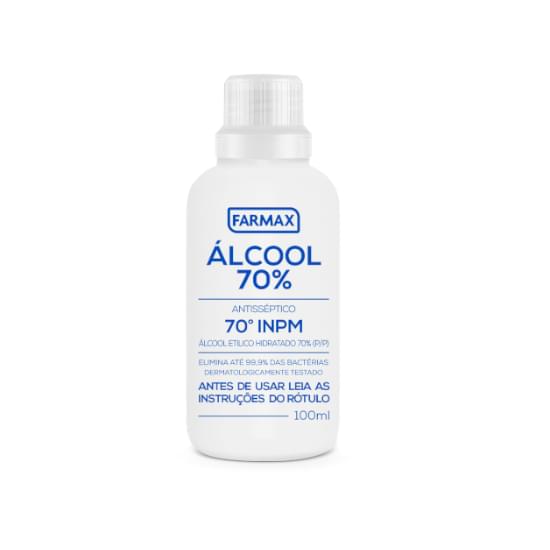 Imagem de Farmax alcool antisséptico 70% 100ml