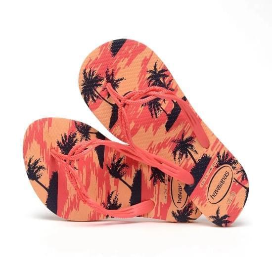 Imagem de Sandália havaianas feminina flash sweet summer pessego 35/36